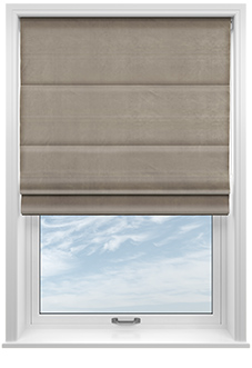 Ultra Luxe Velvet, Hare - Roman Blind